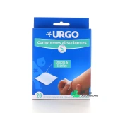 Urgo Compresses Absorbantes Stériles non tissées 7.5 cm x 7.5 cm - Vue 360°
