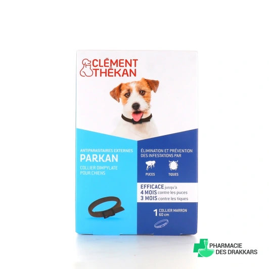 Clément Thékan Parkan Collier Antiparasitaire Chien