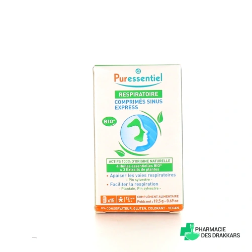 Puressentiel Respiratoire Comprimés Sinus Express