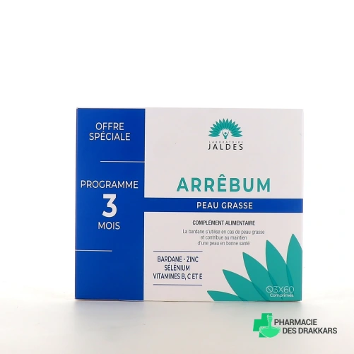 Arrêbum Peau Grasse Comprimés
