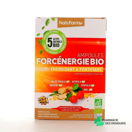 Nat & Form Forcénergie Bio 20 ampoules