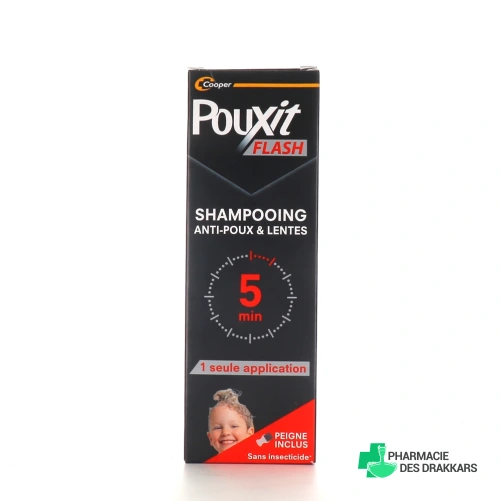 Pouxit Flash Shampooing Anti-Poux & Lentes