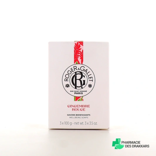 Roger et Gallet Savon Bienfaisant Gingembre Rouge