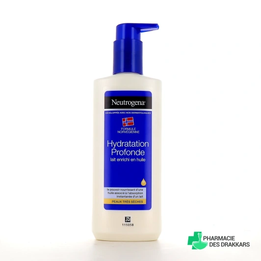 Neutrogena Lait Corps Hydratation Profonde Enrichi en Huile