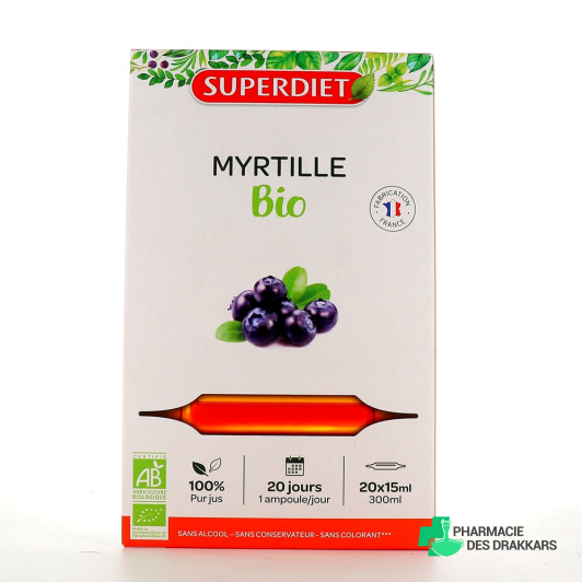 Super Diet Myrtille Bio 20 ampoules