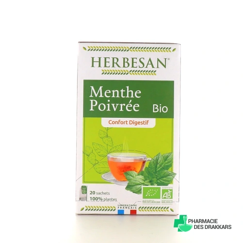 Herbesan Infusion Menthe Poivrée Bio
