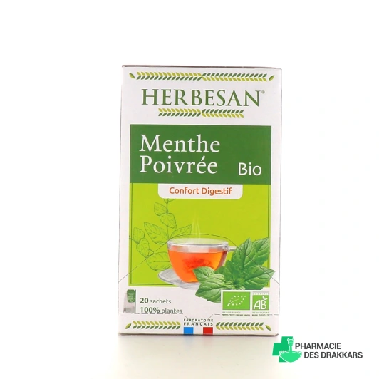 Herbesan Infusion Menthe Poivrée Bio