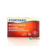Steritabs Comprimés pour désinfection des réservoirs - Vue 360°