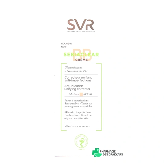 SVR Sebiaclear BB Crème Light ou Medium