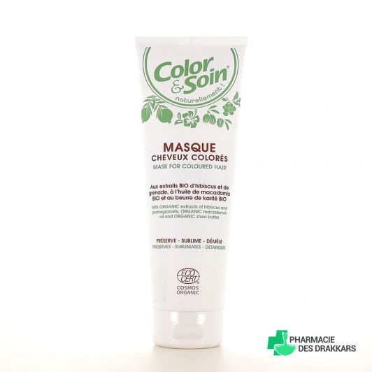 Color et Soin Masque Cheveux Colorés Bio