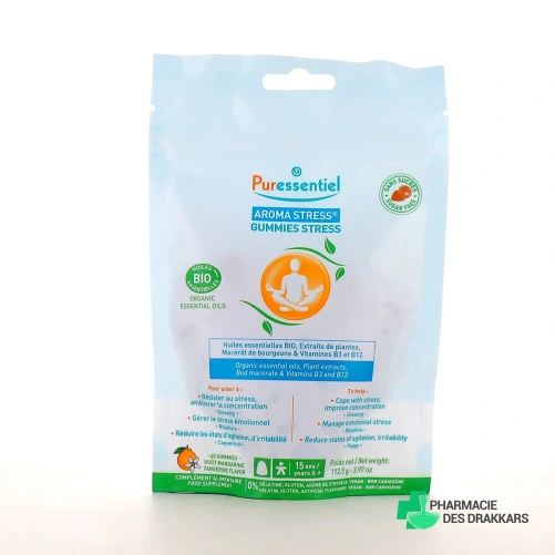 Puressentiel Aroma Stress Gummies - Vue 360°