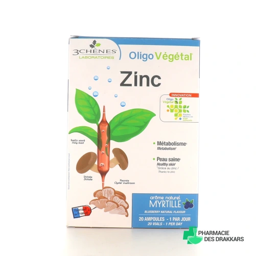 3 Chênes Oligo Végétal Zinc