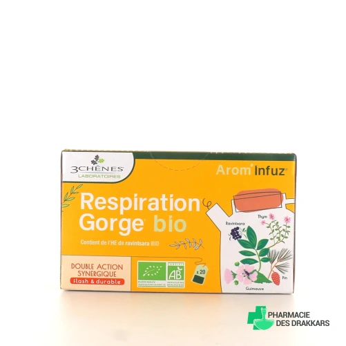 Arom’Infuz Respiration Gorge Tisane Bio