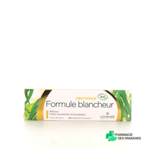 Lehning Dentifrice Bio Formule Blancheur
