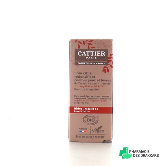 Cattier Soin Ciblé Redensifiant Contour Yeux et Lèvres Bio