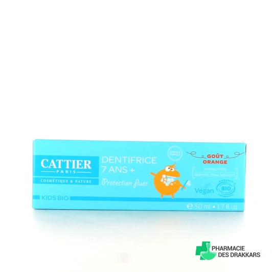 Cattier Dentifrice Bio 7 ans+