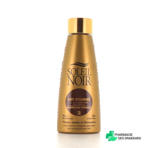 Soleil Noir Lait Vitaminé Bronzage Intense