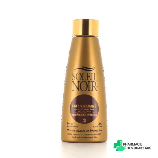 Soleil Noir Lait Vitaminé Bronzage Intense