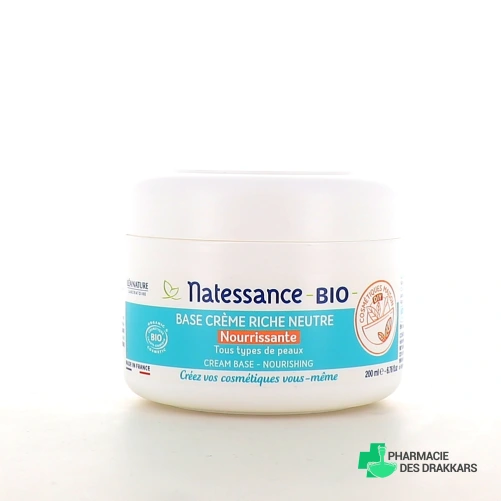 Natessance Base Crème Riche Neutre Bio