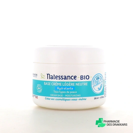 Natessance Base Crème Légère Neutre Bio