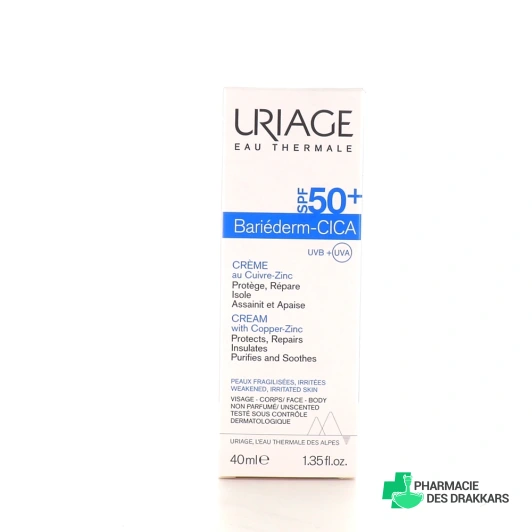 Uriage Bariederm Cica Crème SPF50+