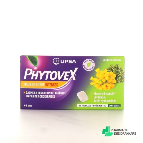 Phytovex Pastilles Maux de Gorge Intenses