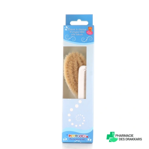 Estipharm Petipouce Duo Brosse & Peigne à Cheveux