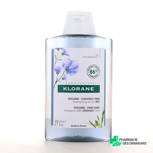 Klorane Shampooing aux Fibres de Lin Volume