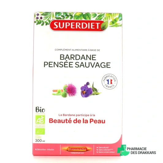 Super Diet Bardane Pensée Sauvage Bio