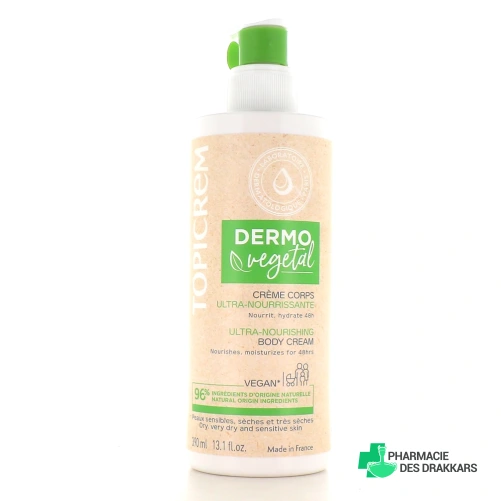 Topicrem Dermo Végétal Crème Corps Ultra-Nourrissante