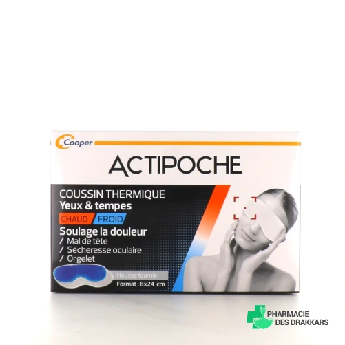 Actipoche Coussin Thermique Yeux et Tempes