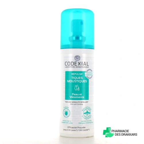 Codexial Répulsif Tiques et Moustiques