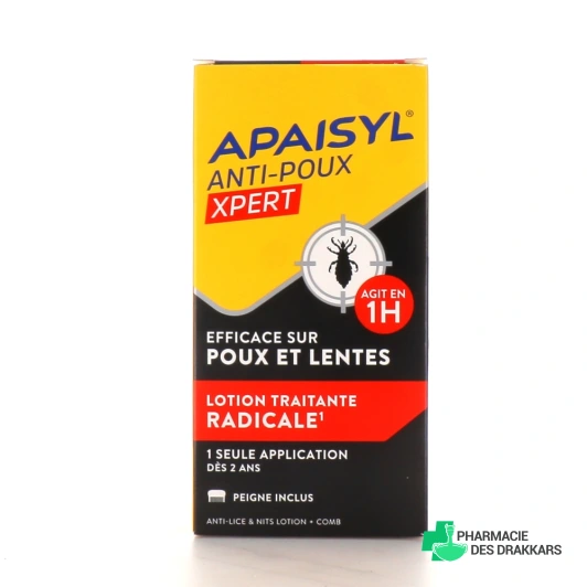 Apaisyl Xpert Lotion Anti-Poux et Lentes