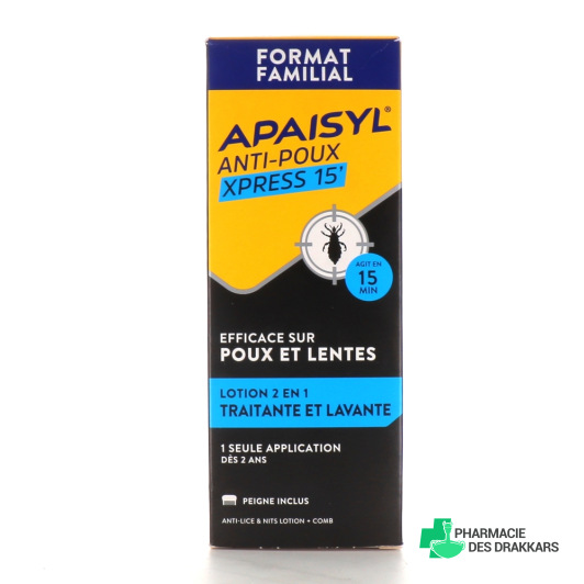 Apaisyl Anti-Poux Xpress 15 minutes