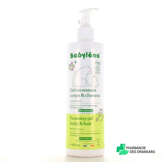 Babyléna Gel Moussant Corps & Cheveux Bio