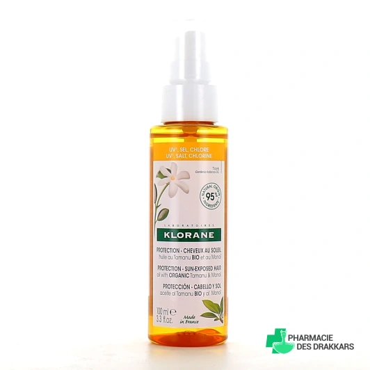 Klorane Huile protectrice Tamanu Bio et Monoï