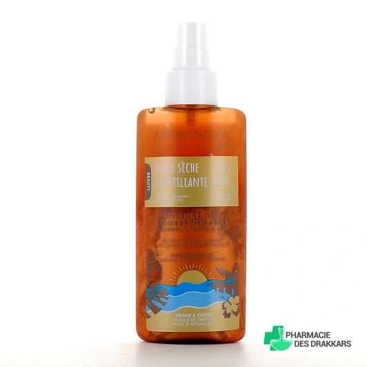Alphanova Sun Huile Sèche Scintillante Bio