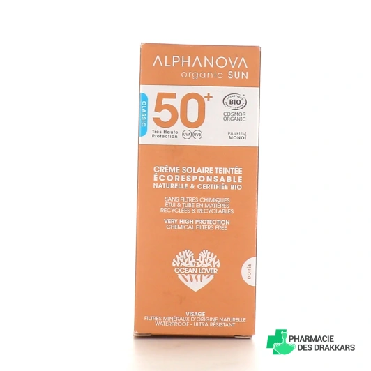 Alphanova Sun Crème Solaire Teintée SPF 50+