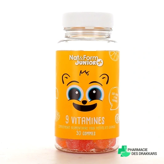 Nat & Form Junior+ Gummies 9 Vitamines