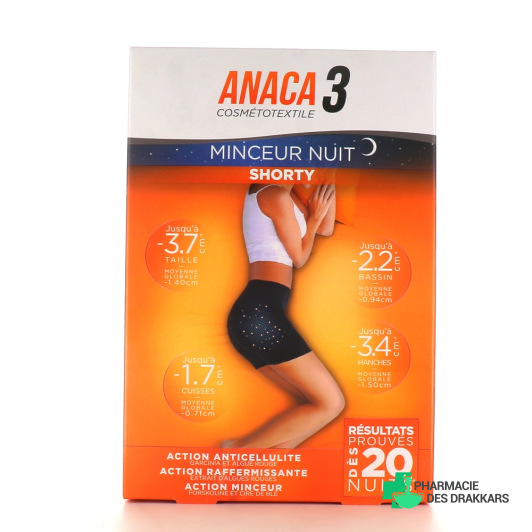 Anaca3 Shorty Minceur Nuit