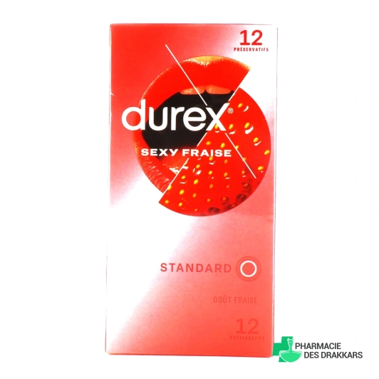 Durex Préservatifs Sexy Fraise
