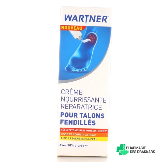 Wartner Crème Nourrissante Réparatrice Talons Fendillés