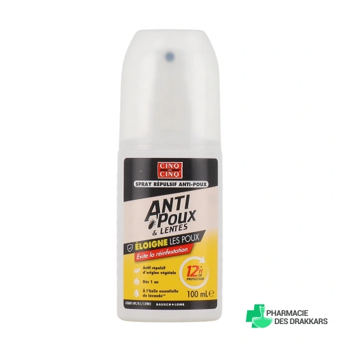 Cinq sur Cinq Spray Répulsif Anti-Poux et Lentes