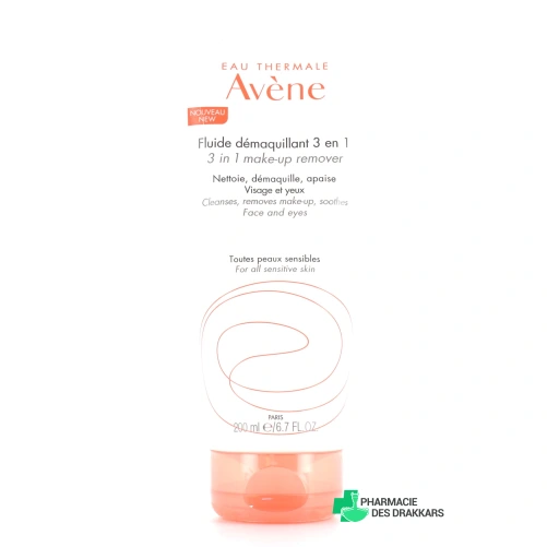 Avène Fluide Démaquillant 3en1 Visage et Yeux