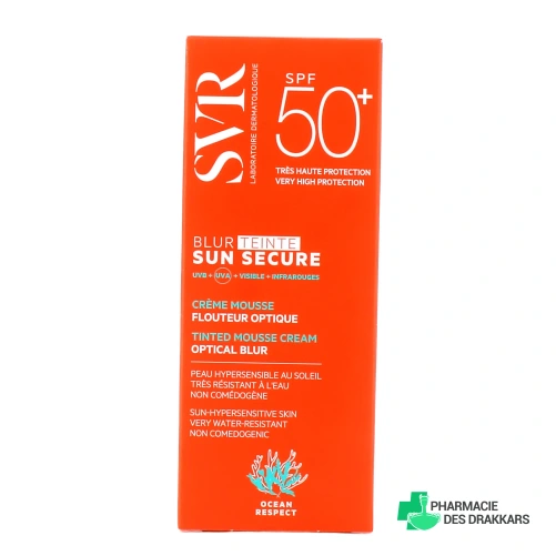 SVR Sun Secure Blur Crème Mousse Flouteur Optique SPF50+