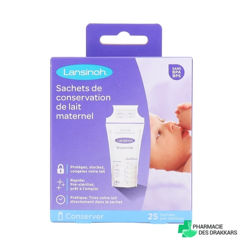 Lansinoh Sachets Conservation Lait Maternel