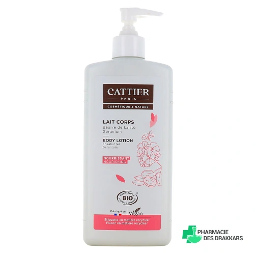 Cattier Lait Corps Nourrissant Bio