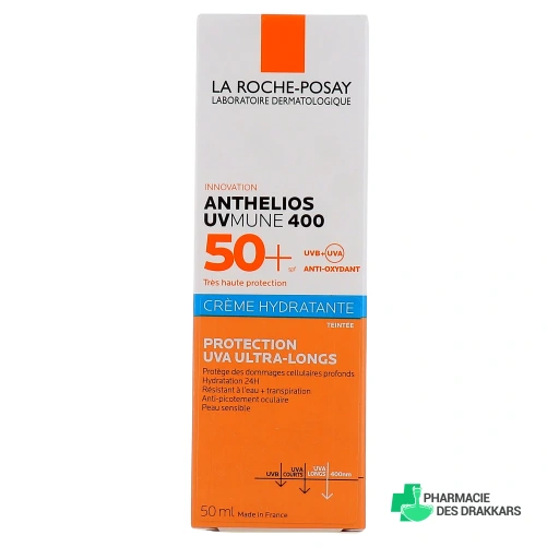 Anthelios UVMune 400 Crème Hydratante Teintée SPF 50+ - Vue 360°