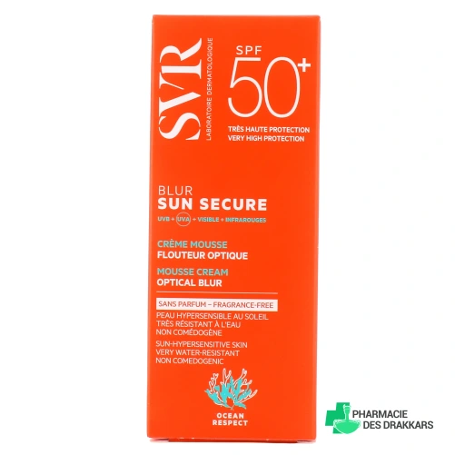 SVR Sun Secure Blur Crème Mousse Flouteur Optique SPF50+