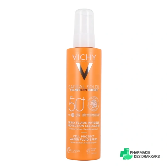 Vichy Capital Soleil Spray Fluide Invisible Protection Cellulaire